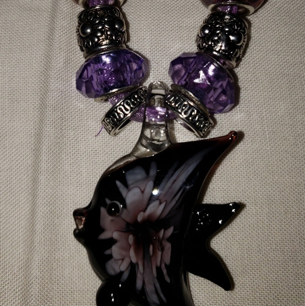 Glass necklace